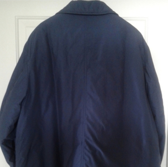 Eddie Bauer Mens peacoat Navy lightweight goose down puffer jacket coat XL - Picture 2 of 5